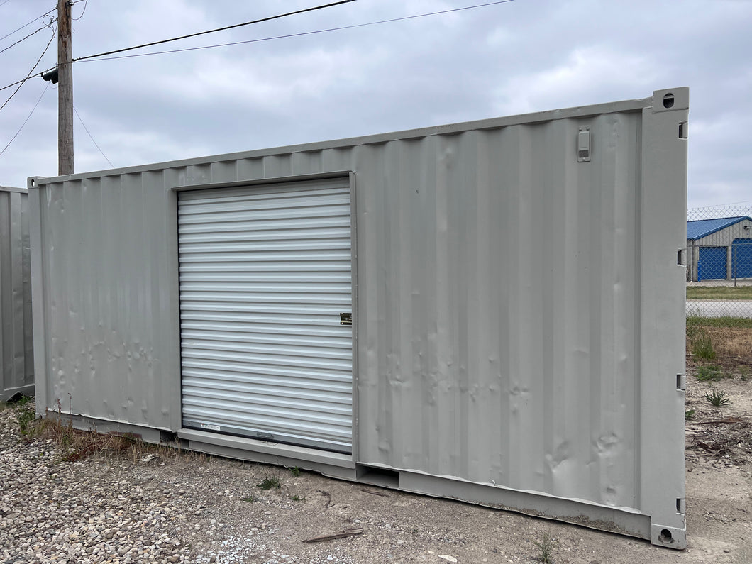 Modified: 20' Garage Box with Roll-up Door