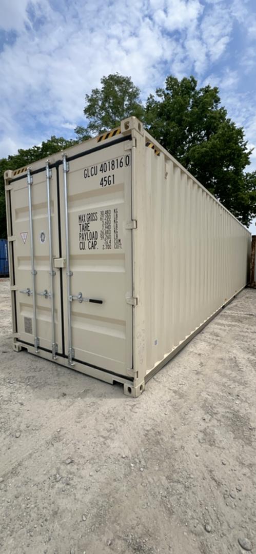 40' High Cube One Trip Shipping Container in Columbus