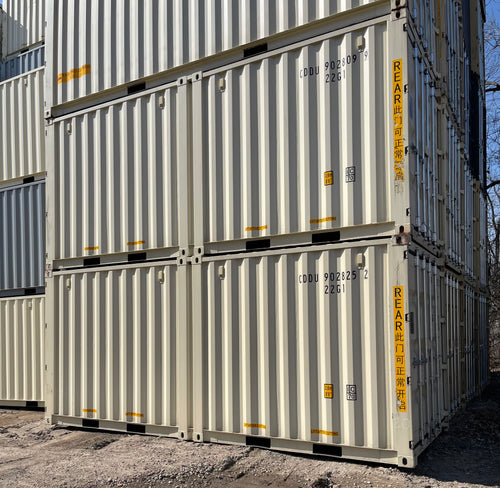 This is a duocon container.  It can be cut into half to make two 10' containers